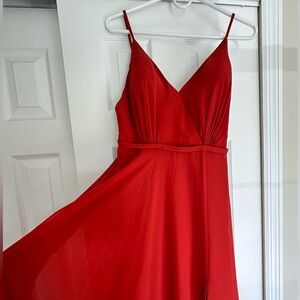 Burgundy Bridesmaid Dress